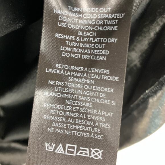 Anthropologie Maeve Mock Neck Ruched Shine Sleeveless Tank Stretch Silver Small - Picture 6 of 9